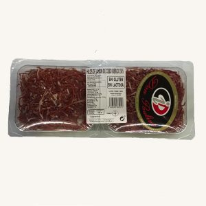 Don Paulino Cured strips (hilos) of Ibérico 50% de cebo ham (jamón), 100 gr