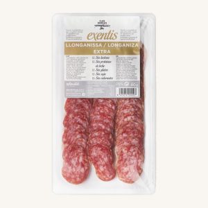 Exentis (Can Duran) Longaniza Extra, from Catalonia, pre-sliced 80 gr
