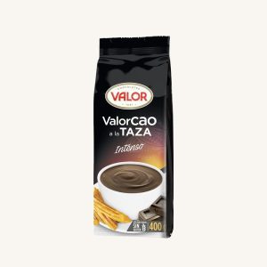 Valor Intense Dark Valorcao, hot chocolate a la taza in powder, medium bag 400g