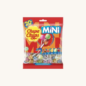 Mini Chupa Chups candy small lollipops, from Barcelona, 20 units, small bag of 120 g
